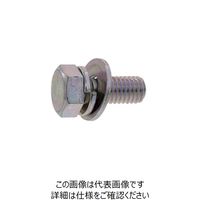 SUNCO 三価ホワイト ピタック トリーマP=3 8×25 (100本入) 11-00-P003-0080-0250-03（直送品）