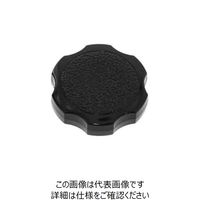 サンコーインダストリー SUNCO サムノブ菊型(黒 M6ー38 (50本入) A0-00-4060-0060-0000-00 1箱(50本)（直送品）