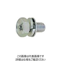 SUNCO 三価ホワイト ピタック(+)アプP=4 5×10 (800本入) 10-00-P104-0050-0100-03（直送品）