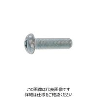 SUNCO 3価ホワイト ボタンCAP（細目 P1.25 10×25 （100本入） 247-5152（直送品）