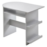 【軒先渡し】B.Bファニシング Noko ハーフラウンドテーブル 幅850×奥行540×高さ720mm ライトグレー 1台（直送品）