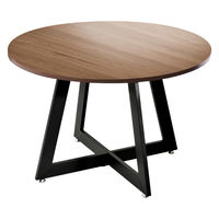 【軒先渡し】B.Bファニシング Noxia ラウンドダイニングテーブル 幅1100×奥行1100×高さ725mm ライトブラウン 1台（直送品）