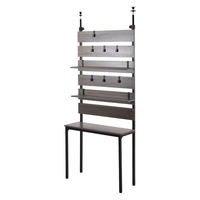 【軒先渡し】B.Bファニシング WALLE 壁面収納ラック 幅800×奥行290×高さ1800～2550mm グレー 1台（直送品）