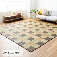 イケヒコ DXサラ い草カーペット 2610×3520mm ブラウン 1030280060602 1枚（直送品）