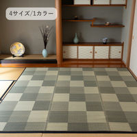 イケヒコ DXモンド い草カーペット 1740×1740mm ブラウン 1031370060202 1枚（直送品）