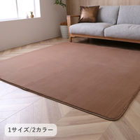 イケヒコ ウイン カーペット 1800×1800mm ブラウン 1281151061203 1枚（直送品）