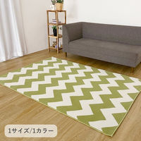 イケヒコ イカット ラグ 1300×1900mm 1320360010203 1枚（直送品）