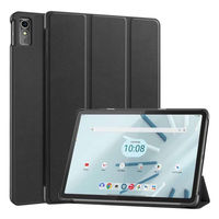 エムディーエス  Lenovo Tab M10a 5G LET02対応 フラップケース ブラック MDS-HCLTM10AFLBK（直送品）