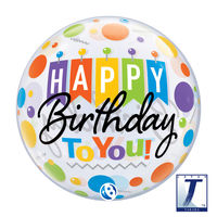 490mmのバブルバルーン00024: BIRTHDAY BANNER 0201444022 1セット(10枚入)（直送品）