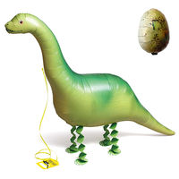 お散歩バルーン風船 スーパーサウルス ヘリウム イベント お祭り 10枚入り 0204030022 1セット(10枚入)（直送品）