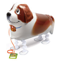 お散歩バルーン風船セントバーナードワンちゃんヘリウムイベントお祭り10枚入り 0204030047 1セット(10枚入)（直送品）