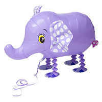 お散歩バルーン 風船 ぞうさんDX ヘリウム イベント お祭り 縁日 10枚入り 0204030055 1セット(10枚入)（直送品）