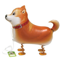 お散歩バルーン風船 パピー 柴犬 ヘリウムイベント お祭り 縁日 10枚入り 0204030061 1セット(10枚入)（直送品）