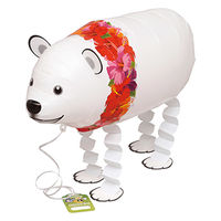 お散歩バルーン 風船 シロクマくんヘリウム イベント お祭り 縁日 10枚入り 0204030059 1セット(10枚入)（直送品）