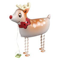 お散歩バルーン 風船 トナカイDX ヘリウム イベント お祭り 縁日 10枚入り 0204030051 1セット(10枚入)（直送品）