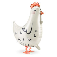 ルースター・鶏・バードのデザインフィルムバルーン 風船 装飾 イースター 春 0210300012 1セット(5袋入)（直送品）