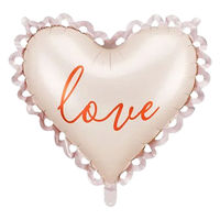 株式会社TakaraTec ホワイトLOVE ハートデザインフィルムバルーン風船装飾イベントパーティー 0210330053 1袋（直送品）