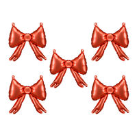 株式会社TakaraTec バルーン・風船のガーランド レッドリボン 装飾イベントパーティー誕生日 0210990005 1袋（直送品）