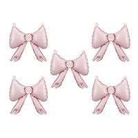 株式会社TakaraTec バルーン・風船ガーランドピンクリボン装飾イベント パーティー 0210990006 1袋（直送品）