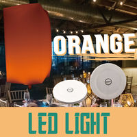 株式会社TakaraTec バルーンランタン照明 オレンジ(LED)ミニ用 0509010106 1セット(10個入)（直送品）