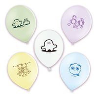 株式会社TakaraTec シナぷしゅ 5個入ゴム風船 バルーン プレゼント 装飾 0702120127 1セット(1個入)（直送品）