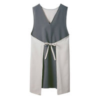 住商モンブラン エプロン兼用 チャコール/ライトグレー L SA008-9291 1枚（直送品）