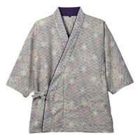 住商モンブラン 茶衣着上衣レディス7分袖 吉祥七宝グレー M ST004-92 1枚（直送品）