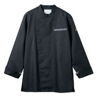 住商モンブラン コックコート兼用長袖 黒/グレー L SC001-93 1枚（直送品）