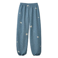 住商モンブラン 茶衣着パンツ レディス 椿唐草ブルー L SB005-22 1枚（直送品）