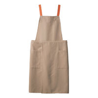 住商モンブラン エプロン兼用 ベージュ/オレンジ L OV5008-3 1枚（直送品）