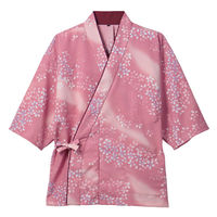 住商モンブラン 茶衣着上衣レディス7分袖 桜吹雪ピンク L ST004-12 1枚（直送品）