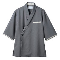 住商モンブラン 和風コート兼用 チャコール/ライトグレー L ST003-9291 1枚（直送品）