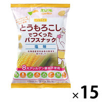スナック菓子 とうもろこしパフスナック 塩味　55g 1セット(1個×15)