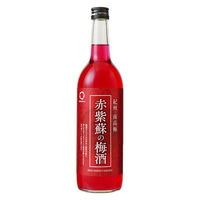 赤紫蘇の梅酒 紀州南高梅 720ml 1本 中野BC 梅酒 リキュール