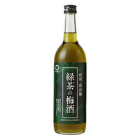 緑茶の梅酒 紀州南高梅 720ml 1本 中野BC 梅酒 リキュール