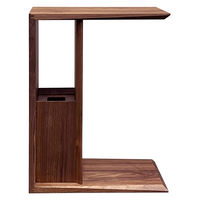 【軒先渡し】吉桂 BOXサイドテーブル プリメラ 幅250×奥行420×高さ560mm ウォールナット 1台（直送品）