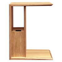 【軒先渡し】吉桂 BOXサイドテーブル プリメラ 幅250×奥行420×高さ560mm ホワイトオーク 1台（直送品）