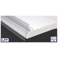セラタ L型POPレールF 木棚用 両面テープ付 600用 LPF0588L 1セット(5本)（直送品）
