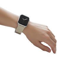 エアージェイ Apple Watchバンド(伸縮ナイロン) AWB-5 BE 1本（直送品）