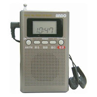 アンドーインターナショナル ビシッと選局ラジオ R16-718D 1台（直送品）