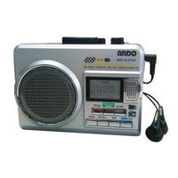 アンドーインターナショナル デジタル保存ラジカセ RPC16-373Y 1台（直送品）