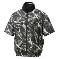 サンエス ハイブリッドクール半袖 11モノトーン M EF92690S 1セット（直送品）