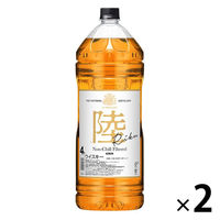 キリン ウイスキー 陸 50度　4L　ペット 1セット（2本）
