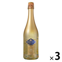 ドイツ　24K金箔入 スパークリングワイン ブルーナン ゴールドエディション ゼクト 白　やや辛口　750ml 1セット（3本）