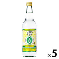 宝焼酎　レモンサワー専用　25度　600ml 1セット（5本）　甲類焼酎　宝酒造