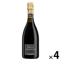 イタリア ドネリ ランブルスコ・レッジャーノ・アマービレ スパークリングワイン　赤　ライトボディ　甘口 750ml 　4本　モンテ