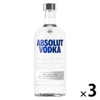 アブソルート ウオッカ 700ml 1セット（3本） リッチでなめらか カクテル ABSOLUTE VODKA ペルノ・リカール