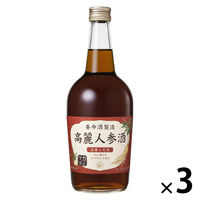 養命酒製造 高麗人参酒 700ml 1セット（3本） リキュール