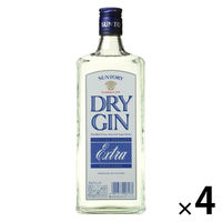 サントリー ドライジン エクストラ 40度　720ml　1セット（4本）