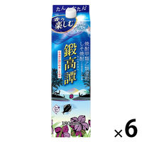 しそ焼酎 鍛高譚 20度 1.8L パック 1セット（6本）　合同酒精